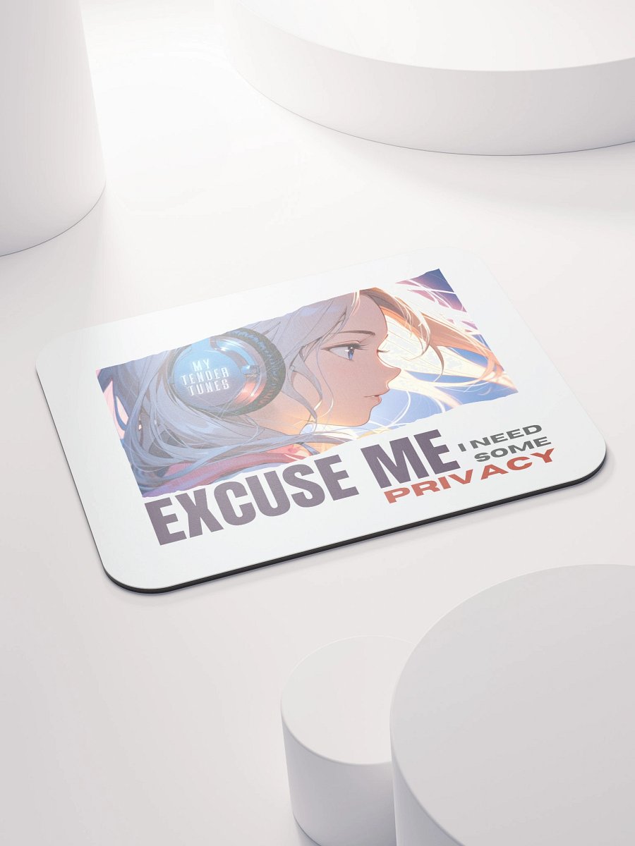 EXCUSE ME, I NEED SOME PRIVACY - Song Title Soft Mouse Pad product image (4)