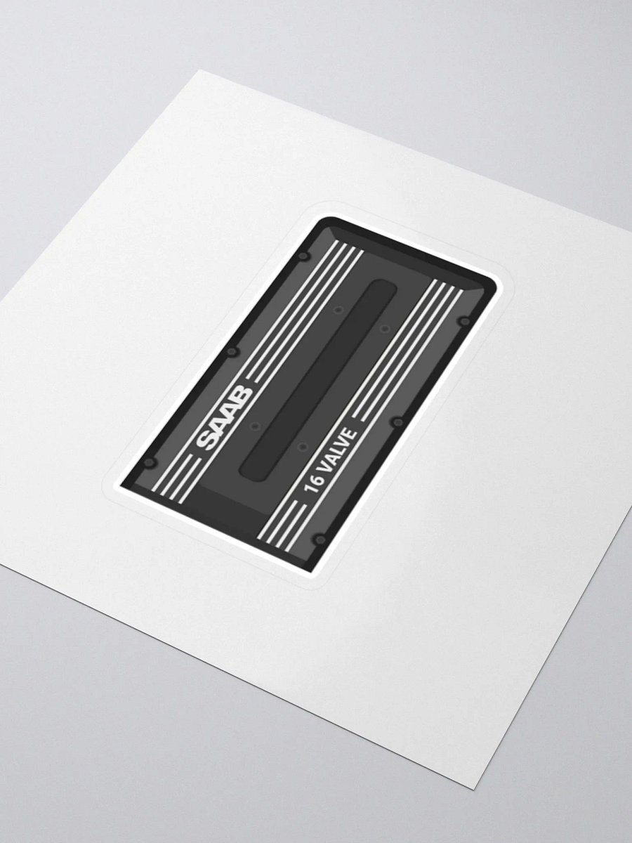 Retro Saab 16 Valve Sticker product image (3)