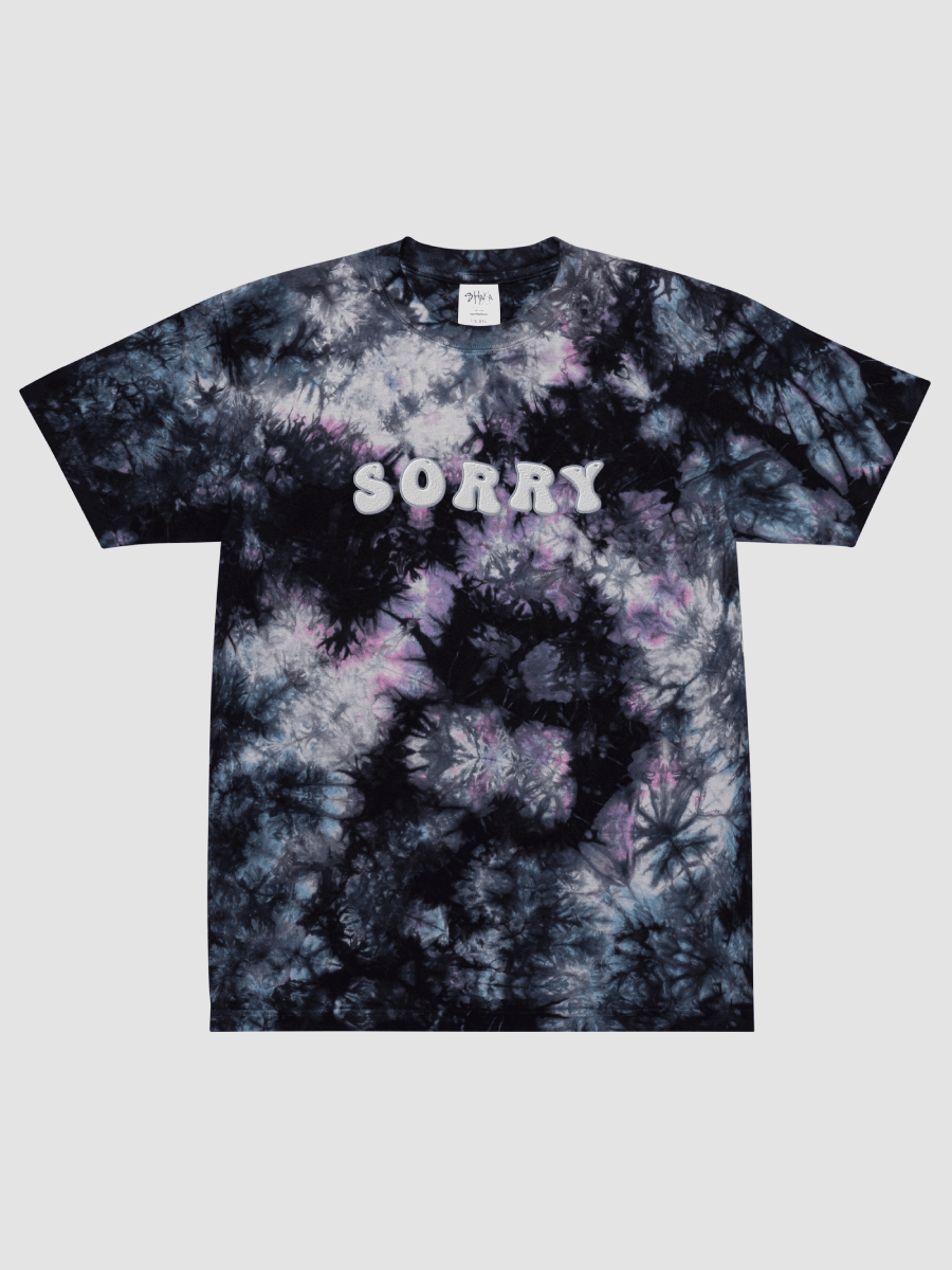 Sorry Tie-Dye Oversized Tee product image (1)