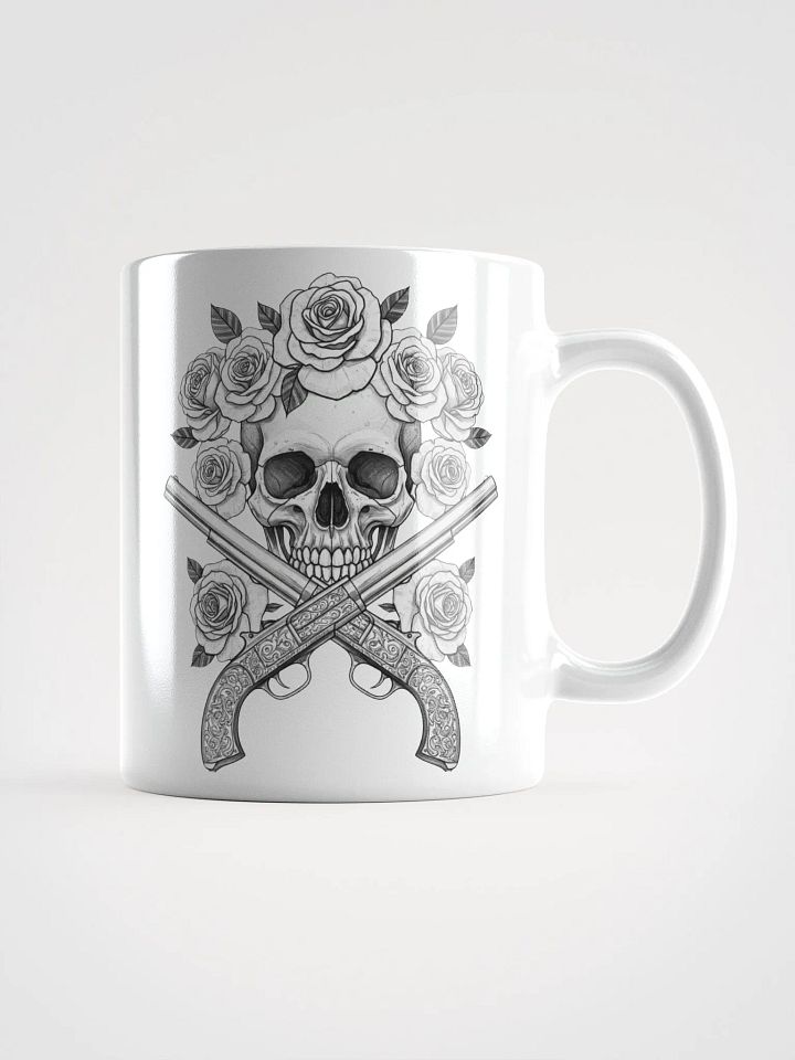 Roses & Guns Skull Mug product image (1)