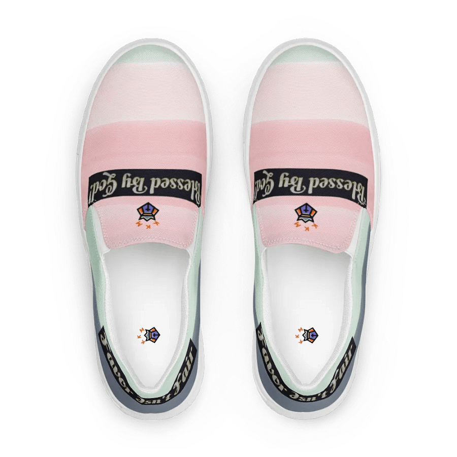 BBG Pink and Green Women's Slip On-w/o Cross product image (2)