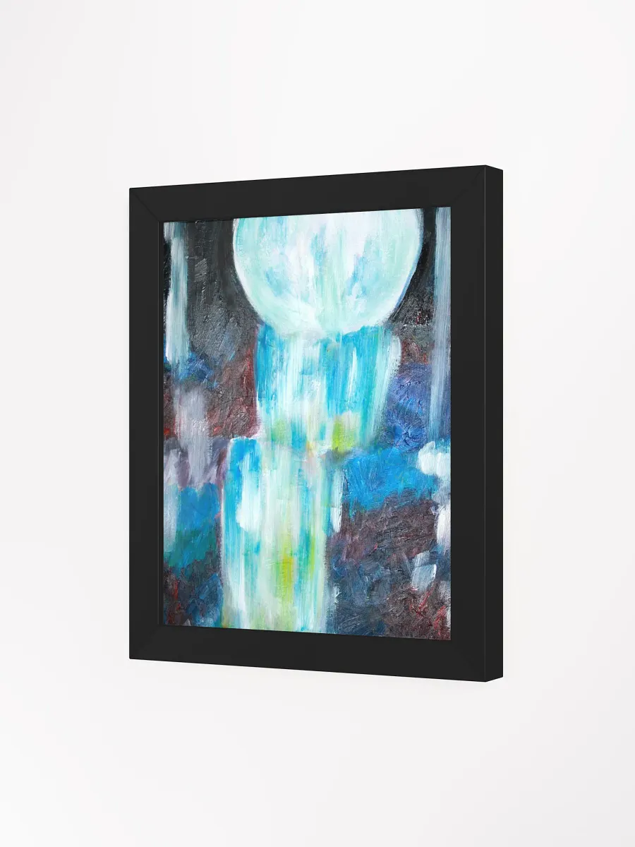 Moon Falls Framed Print product image (12)