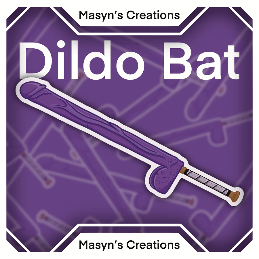 Dildo Bat Sticker product image (1)