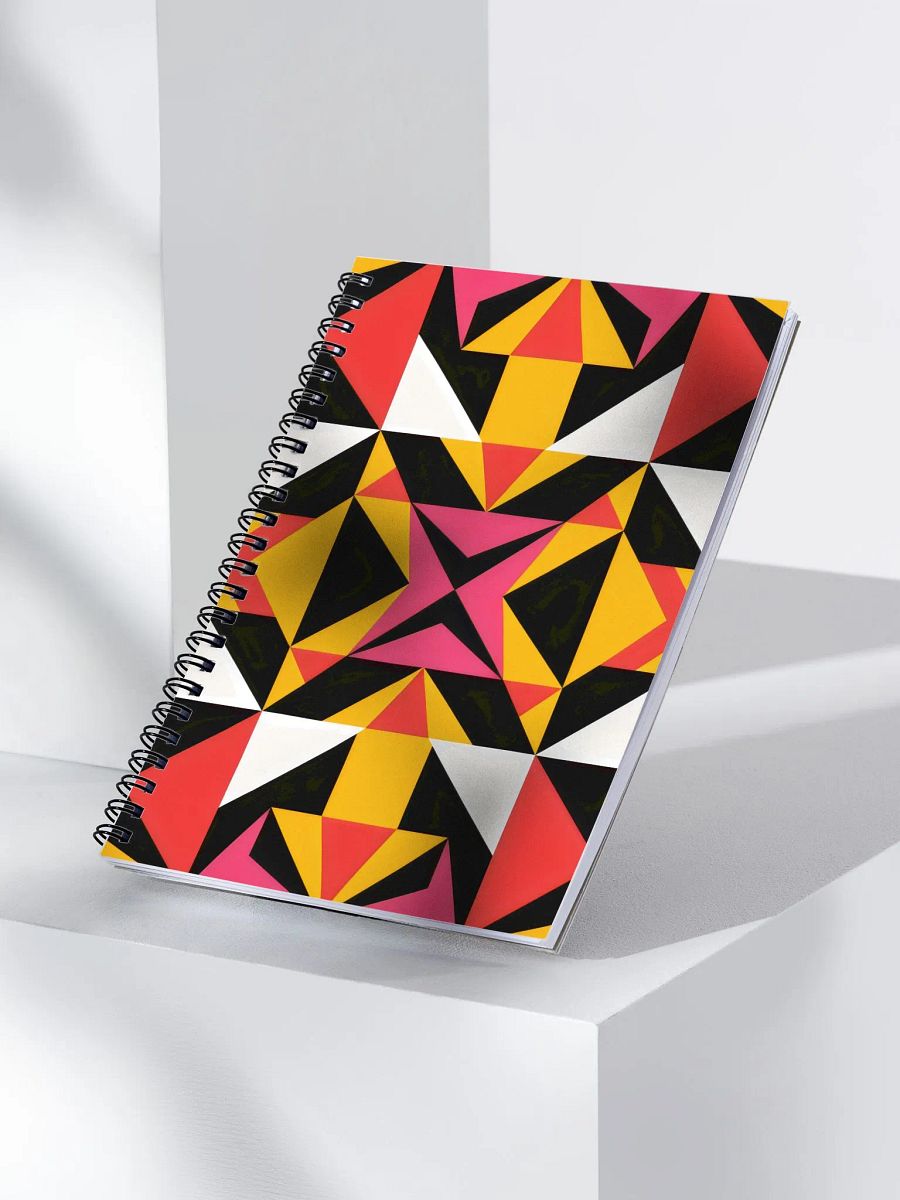 Geometric Harmony Spiral Notebook product image (3)