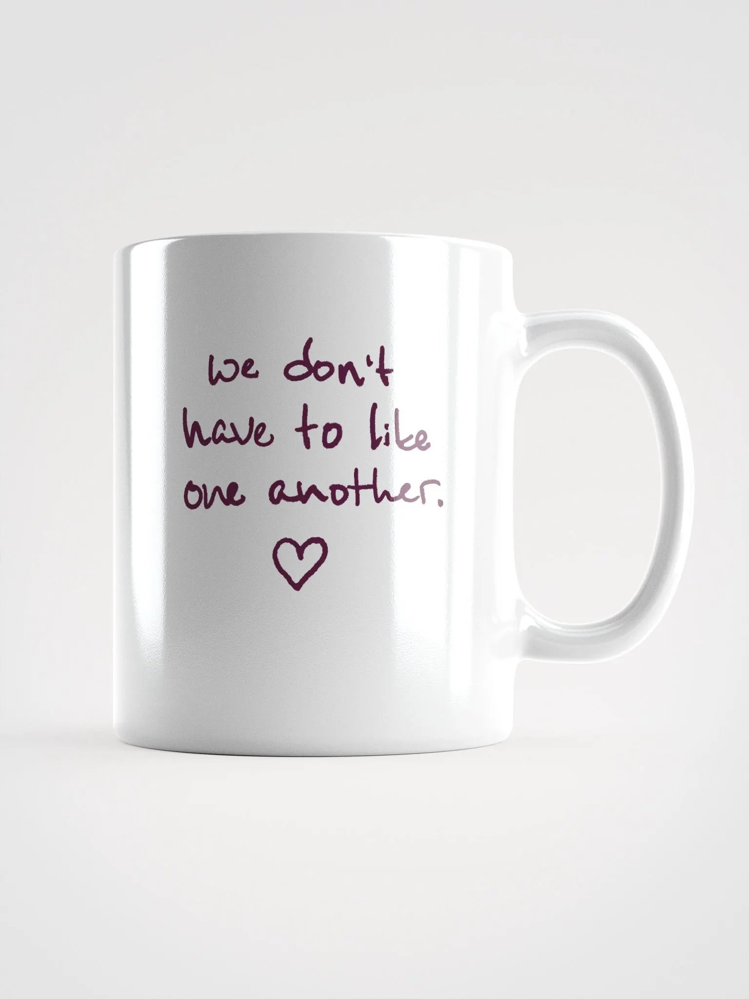 ONE ANOTHER (maroon design) mug product image (2)