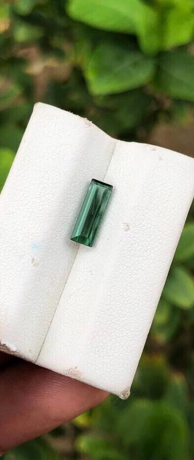 EMERALD CUT TOURMALINE GEMSTONE FOR RING STONE FOR WIRE WRAPPING, 1.70 CRT product image (4)