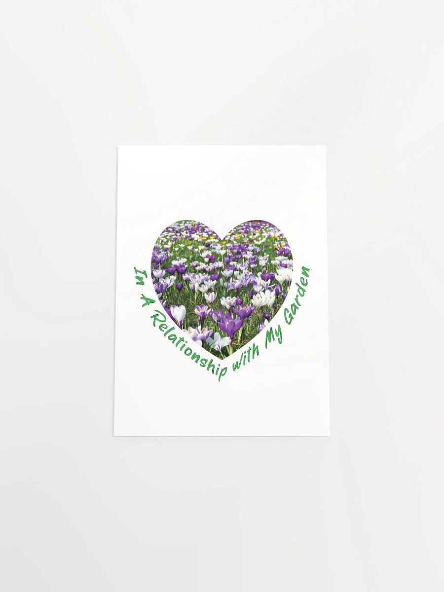 In A Relationship with My Garden Heart Poster product image (22)