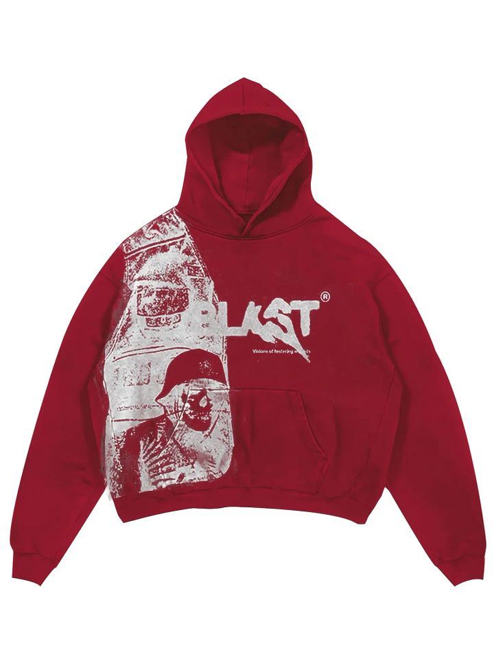 ZENTLY BLAST Hoodie – Bloody Moon Edition product image (1)
