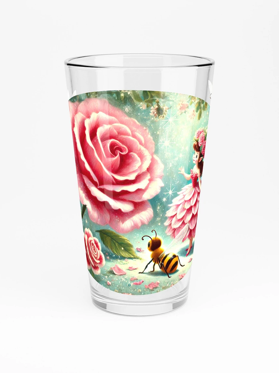 Rose Fairy and Bees 16 oz Glass product image (4)