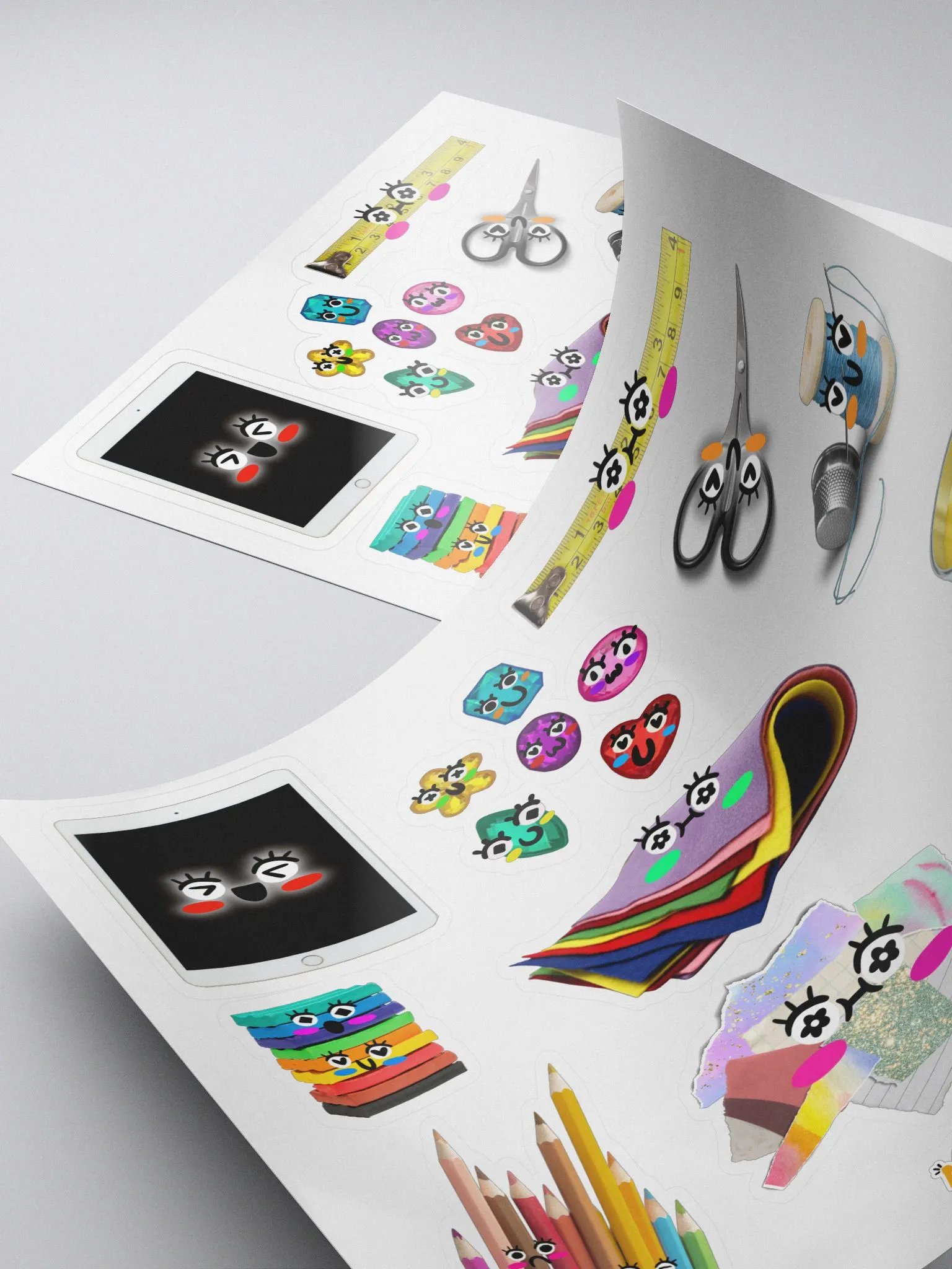 DAILY ART SUPPLIES (set 2) Sticker Sheet product image (4)