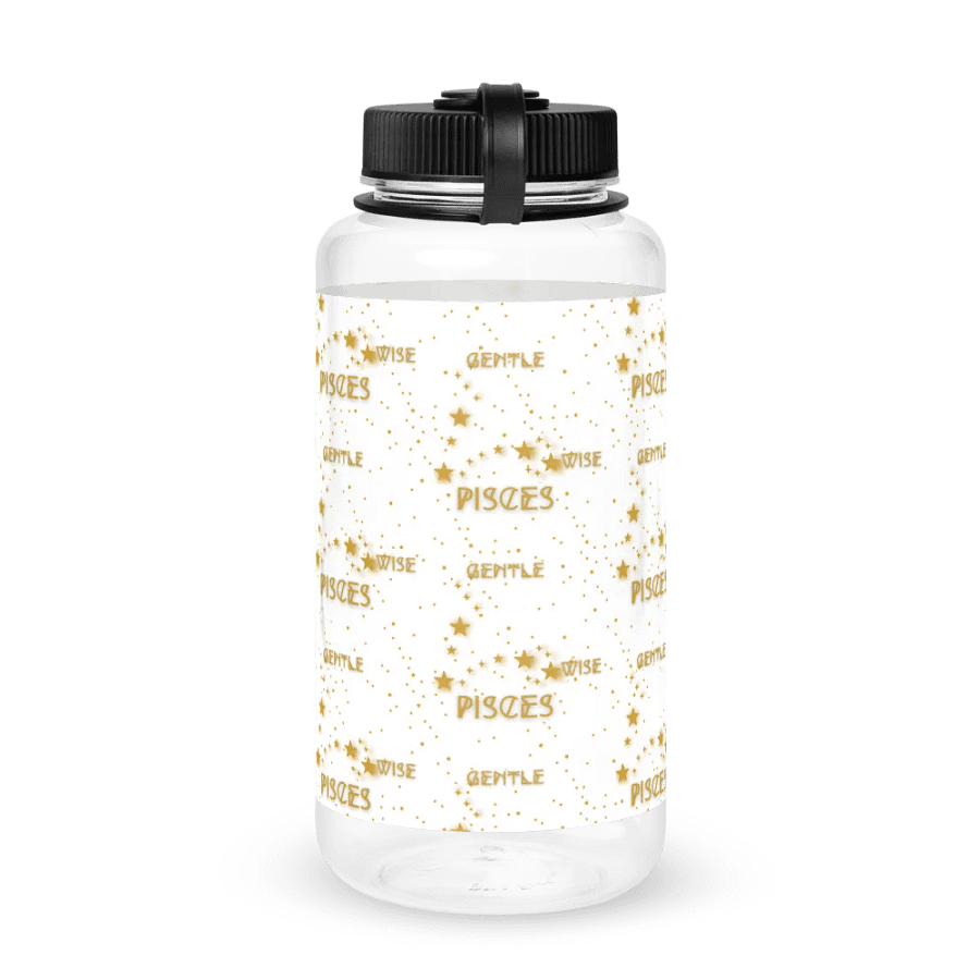 Pisces, Gentle & Wise, Water Bottle product image (4)