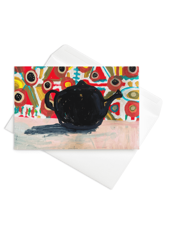 Golden Chai Greeting Card – A Print of an Original Painting product image (5)
