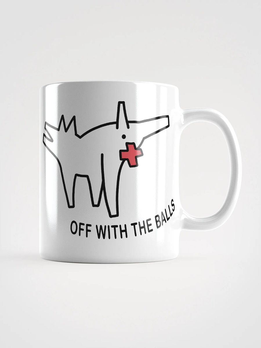 Off With The Balls White Mug product image (1)