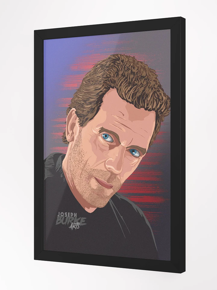Dr. Gregory House M.D. Hand Drawn Vector Framed Art product image (1)