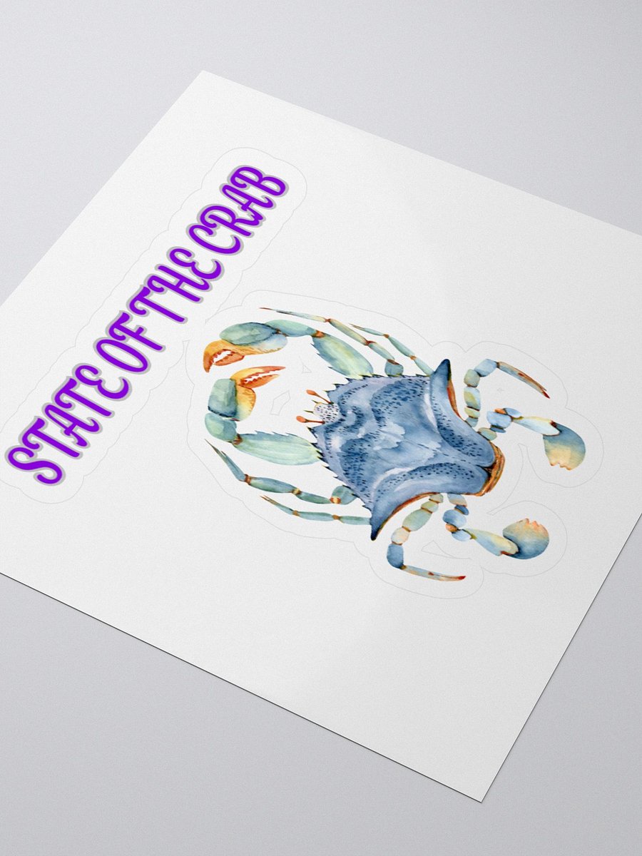 State of the Crab Kiss Cut Stickers product image (3)