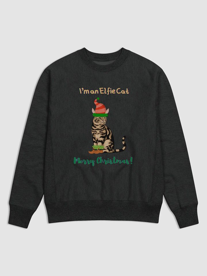 I'm an Elfie Cat black sweatshirt. product image (1)