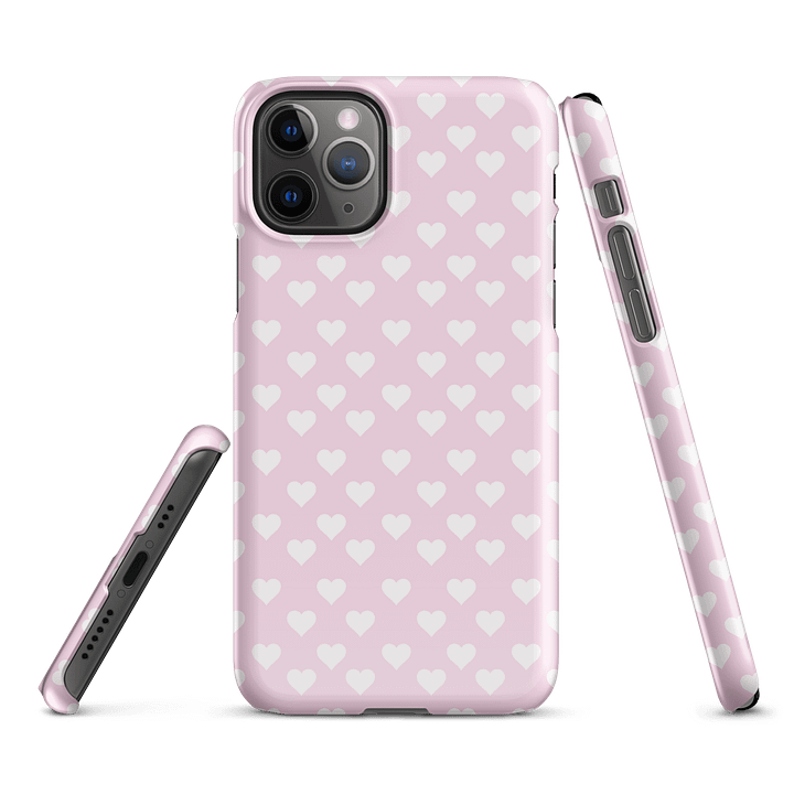 Heartfelt Pink iPhone® Snap Case - Herzchen iPhone® Hülle product image (1)