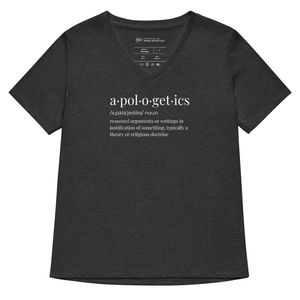 Apologetics Definition Women's V-Neck T-Shirt product image (5)