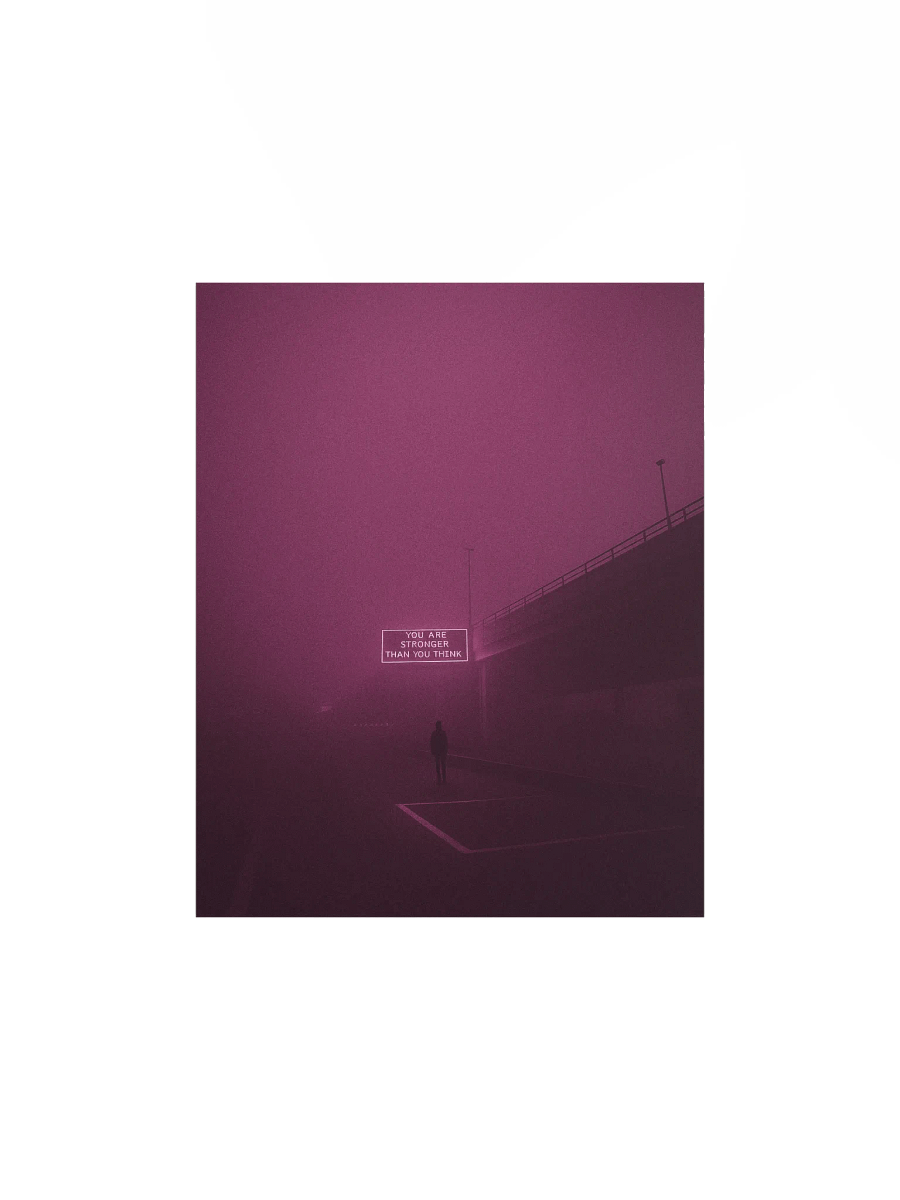 "You are stronger than you think" Matte Poster product image (4)