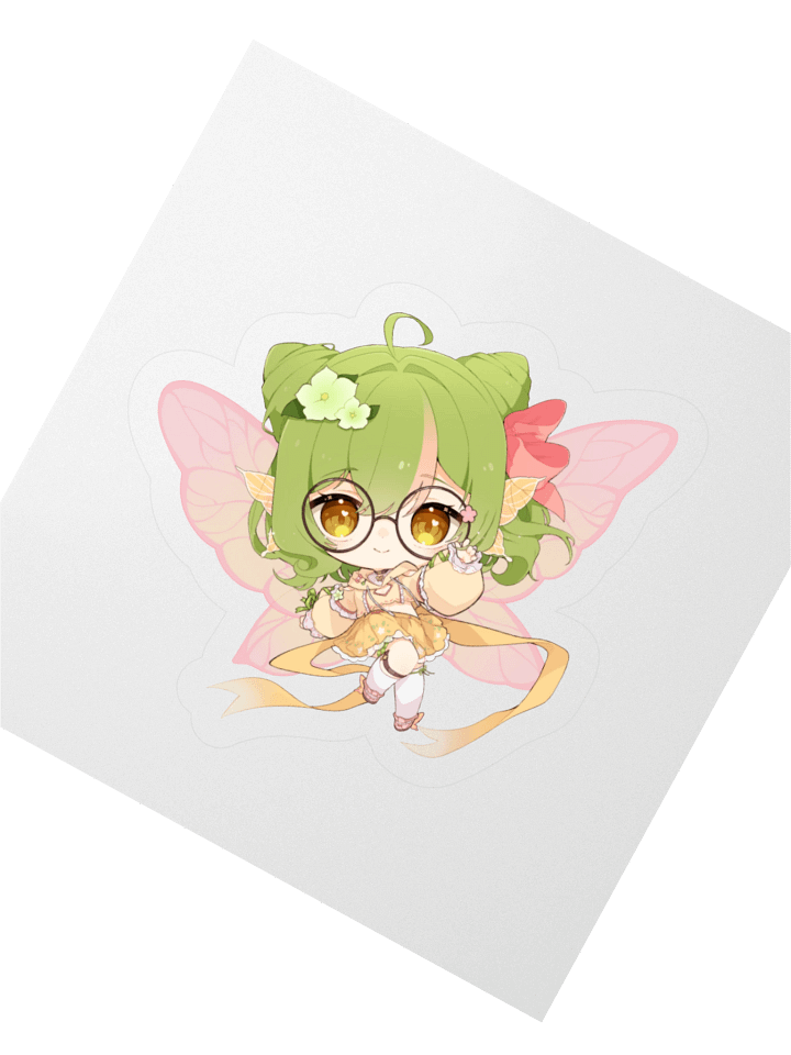 Set C - Short Hair Floating Sticker product image (4)