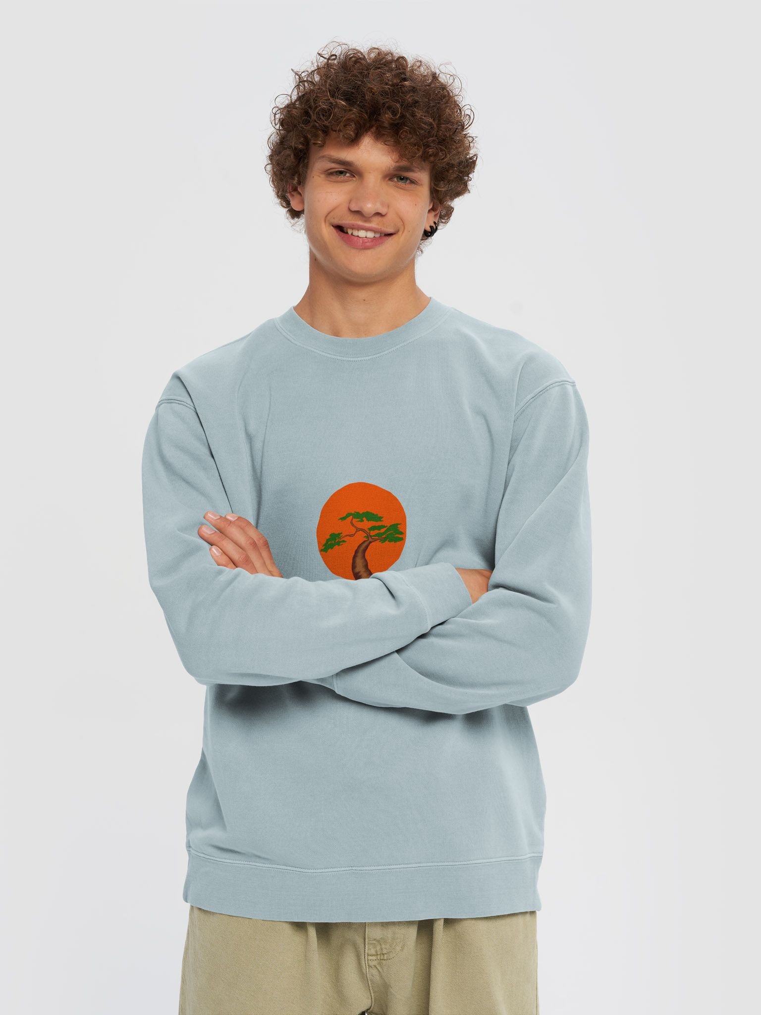 Artistic Tree Unisex Pigment Dyed Sweatshirt product image (3)