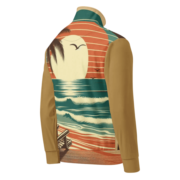 Sunset Serenity Unisex Track Jacket | AI design product image (2)