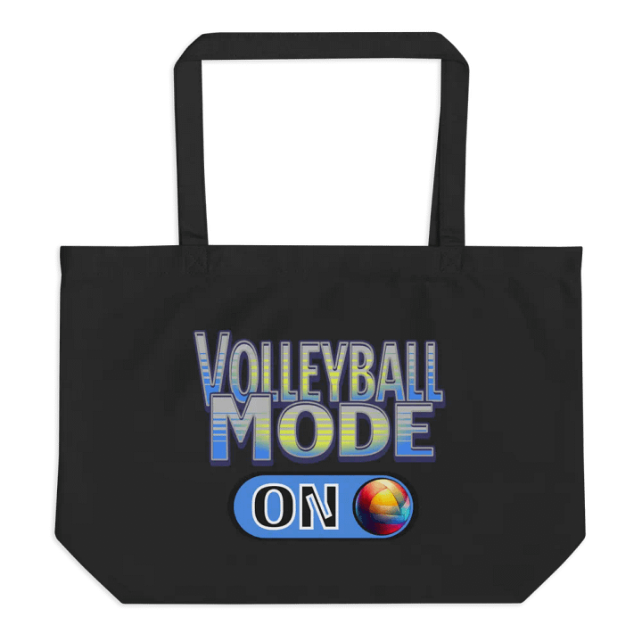 Volleyball Mode On Organic Tote product image (1)