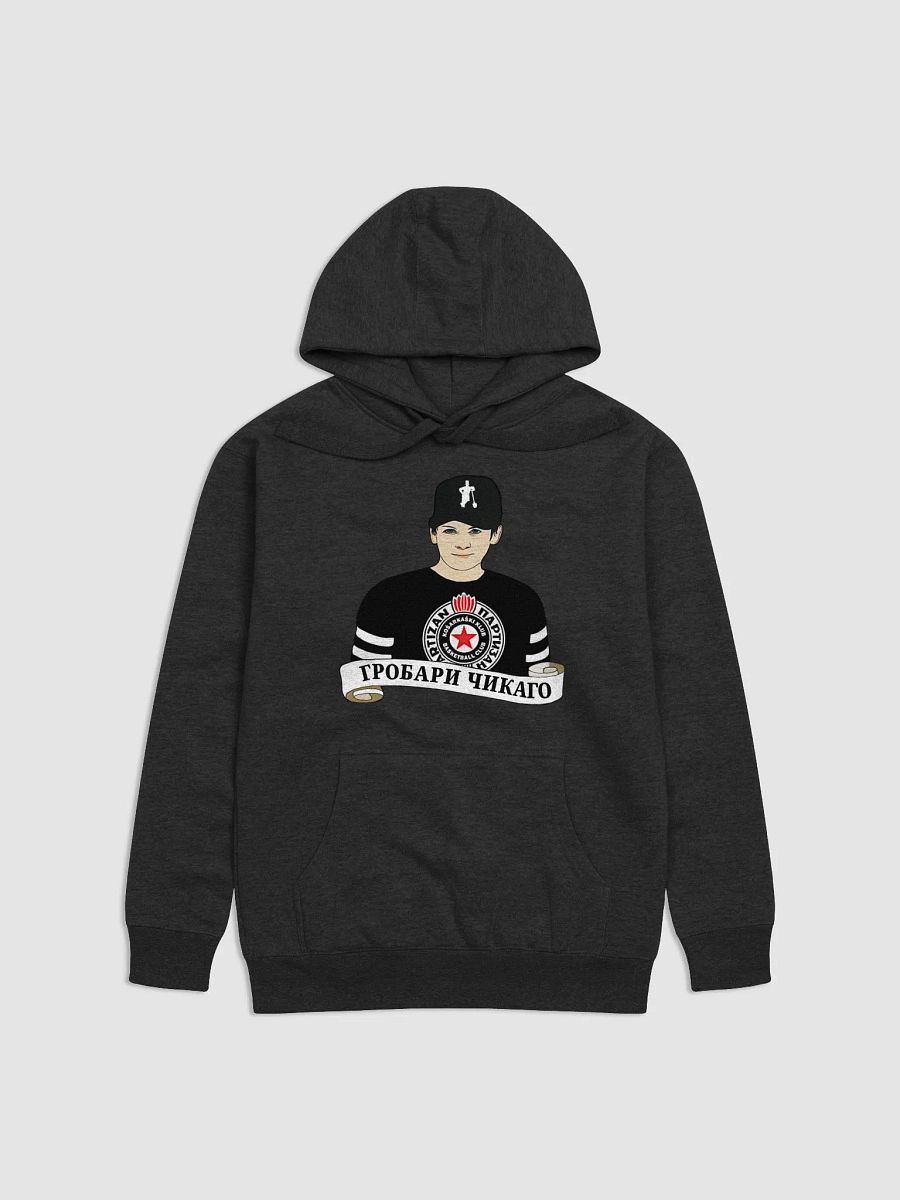 Grobari Čikago KK Partizan Cotton Heritage Unisex Premium Hoodie product image (1)