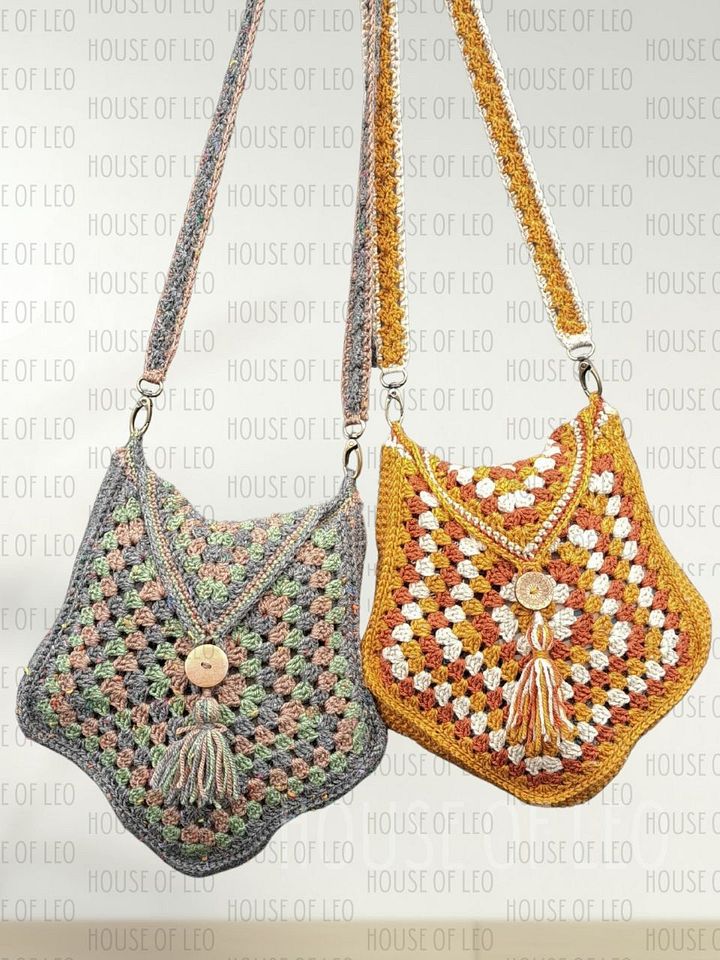 Pixie Messenger Bag Crochet Pattern product image (1)