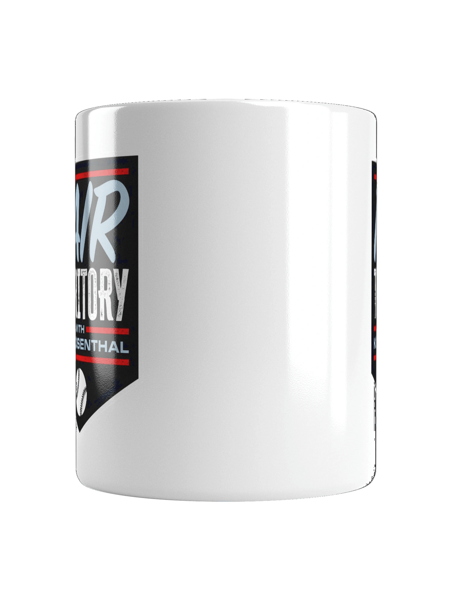 Fair Territory with Ken Rosenthal Glossy White Mug product image (5)