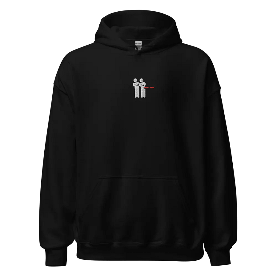 "Unimpressed" Embroidered Hoodie - Darks product image (1)