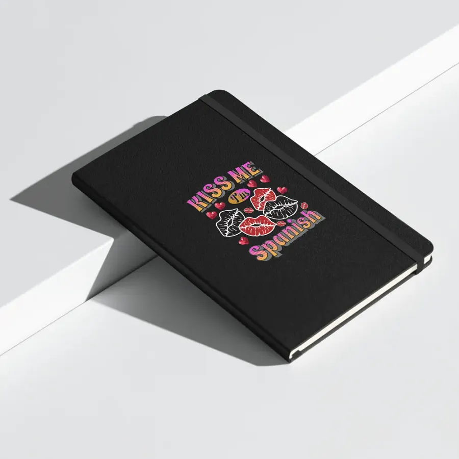 Kiss Me Im Spanish Hardcover Notebook product image (8)