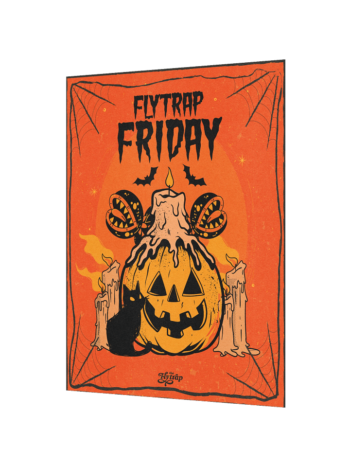 Flytrap Friday Pumpkin 12x16 Poster product image (2)
