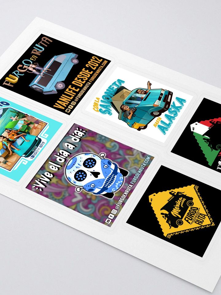 Stickers / Pegatinas de furgo en ruta! product image (2)