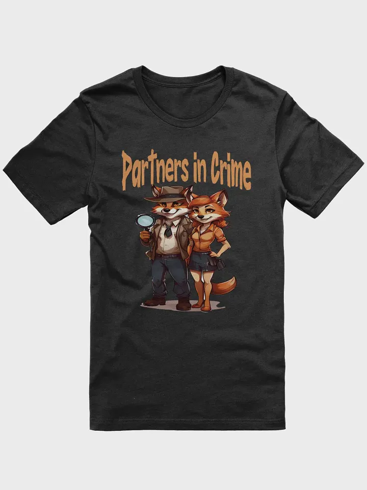 Partners in Crime T-Shirt - Stylish & Funny Couple's Bella Canvas 3001 Super Soft Tee product image (1)