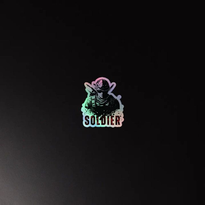 Warrior's Holographic Pride Sticker Set product image (4)
