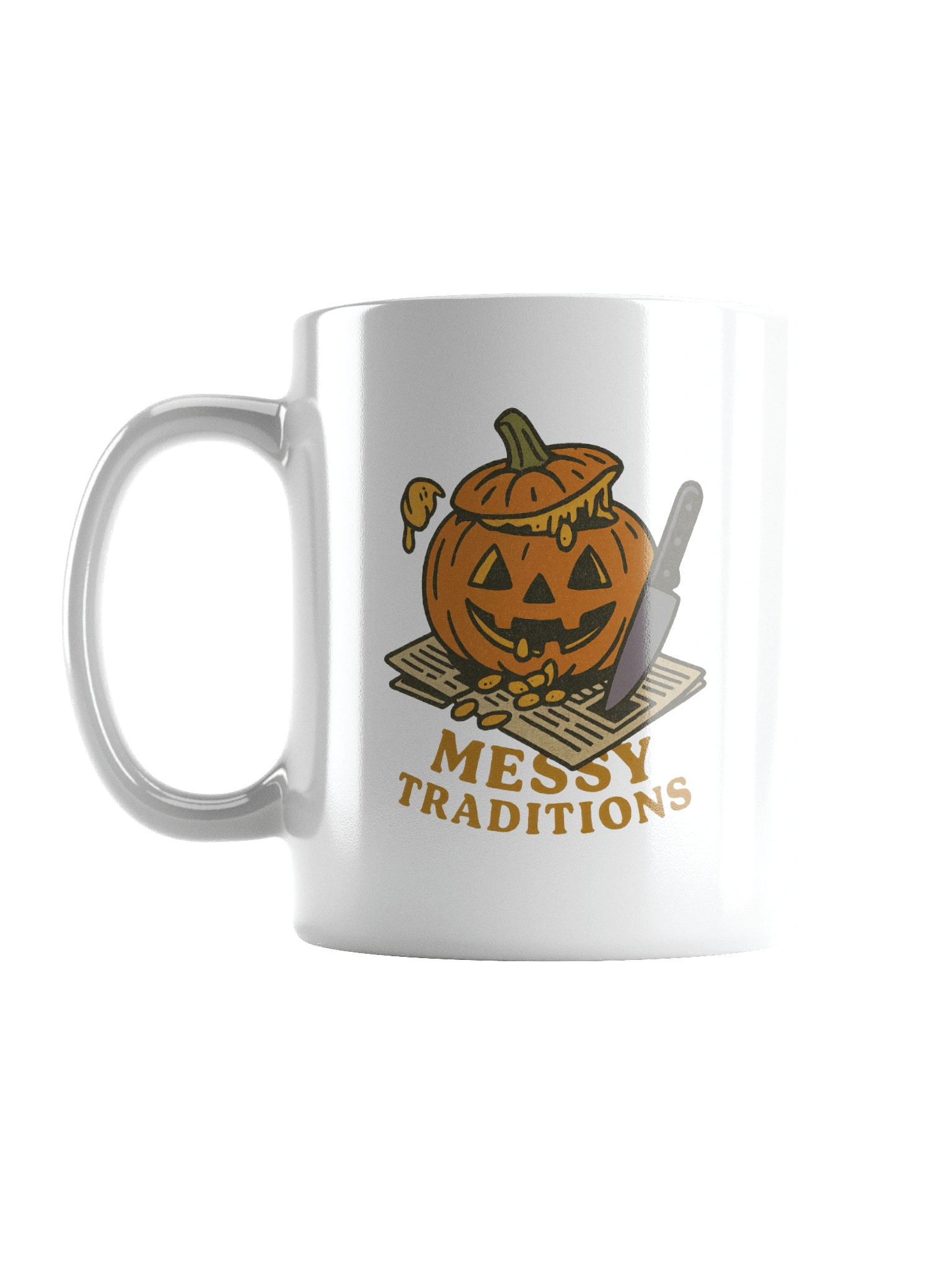 My Broom Runs on Caffeine – Funny Halloween Coffee Mug product image (3)