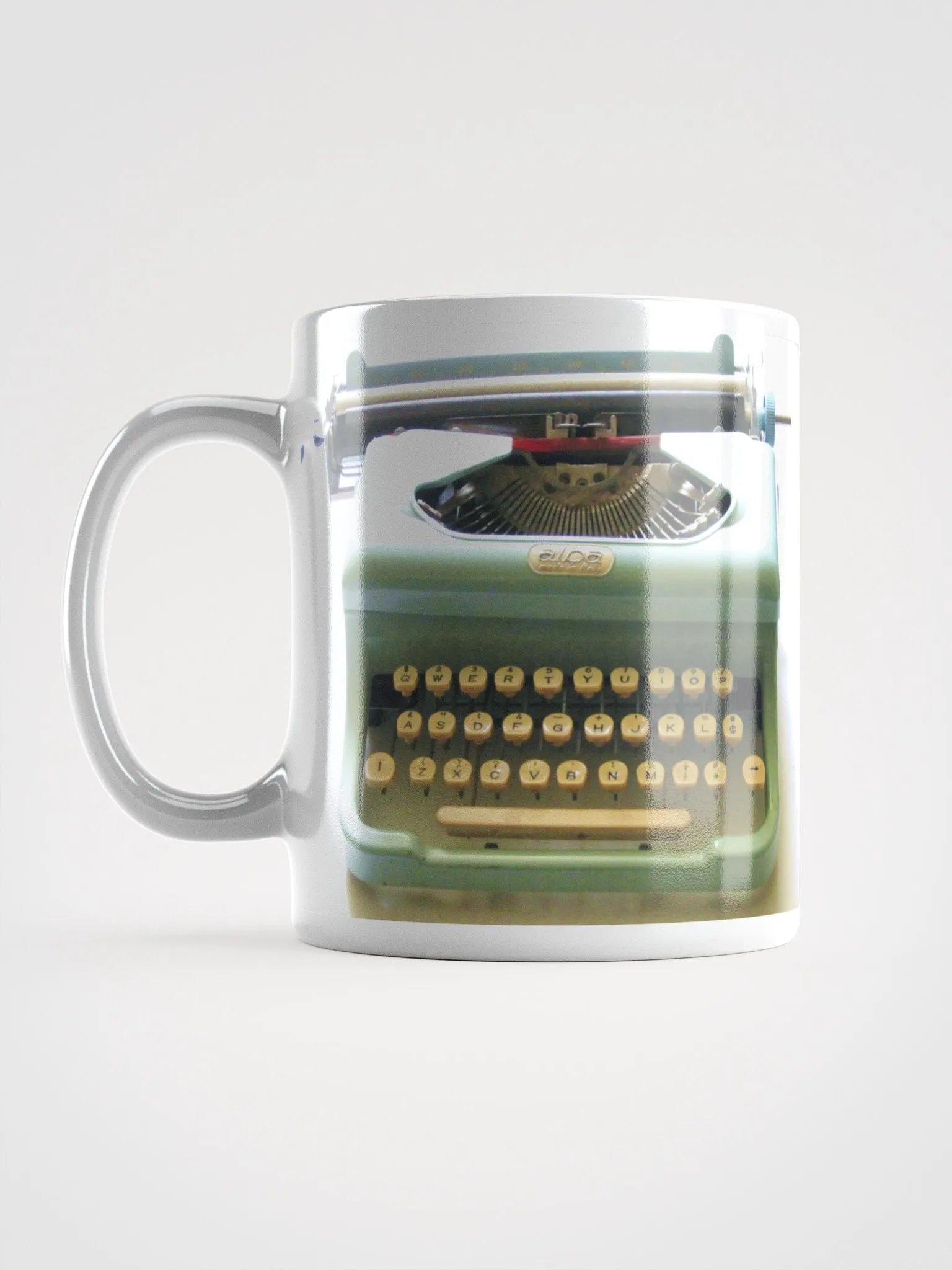 Mint Typewriter Mug product image (6)