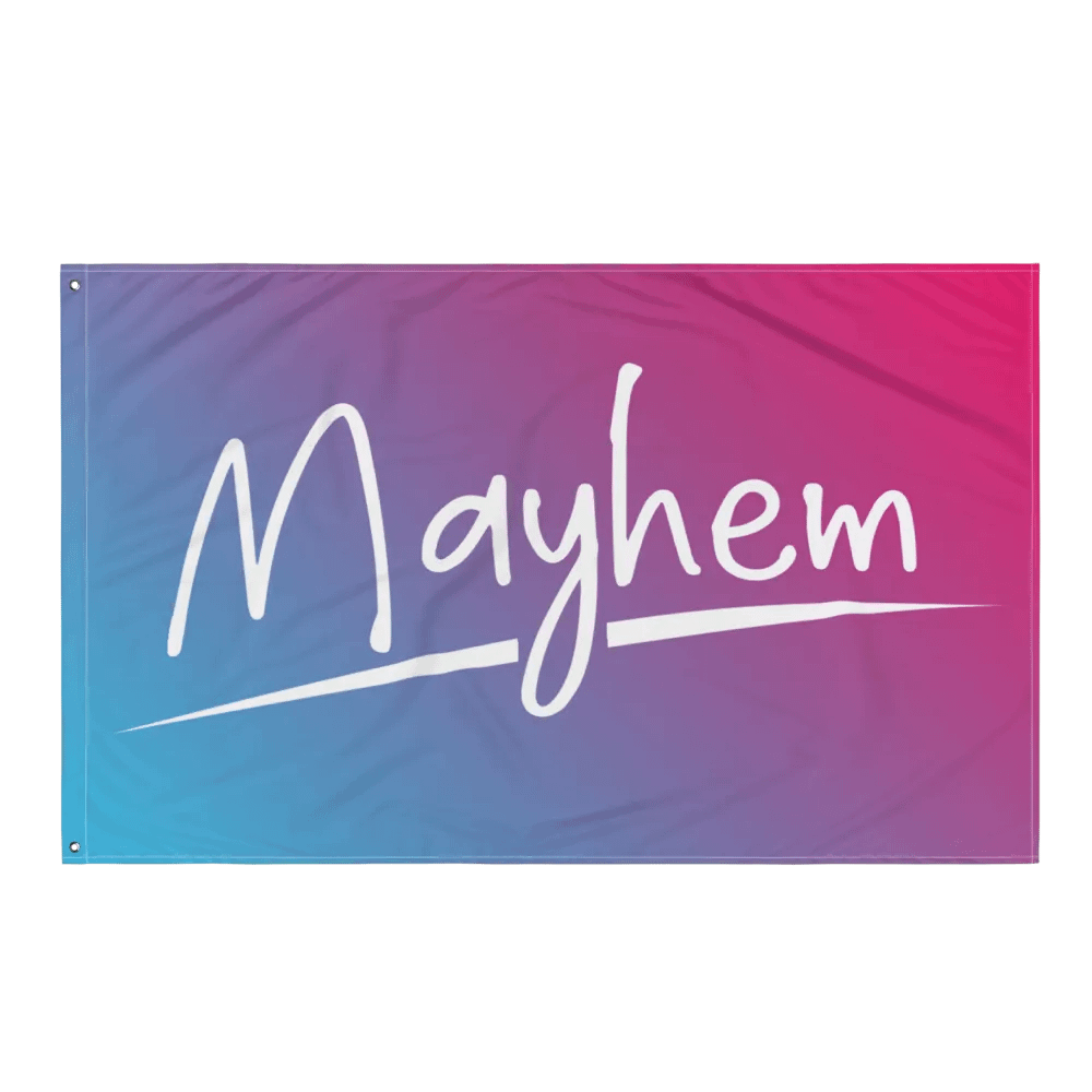Mayhem Signature Flag product image (3)