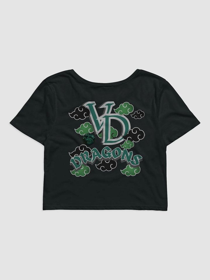 THE GREEN RAIN CLOUD HEARTED crop top product image (4)