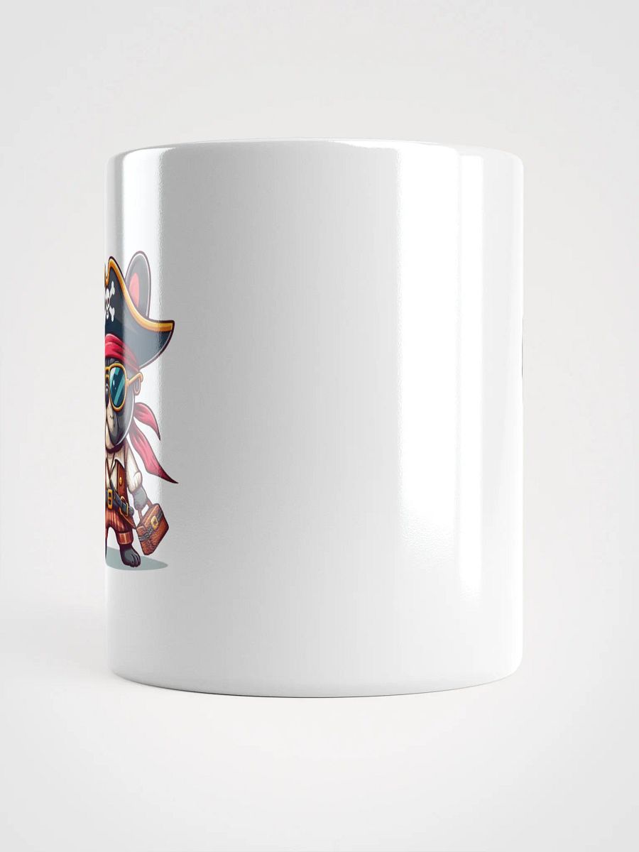Pirate Puppers White Glossy Mug – Cute and Nautical Dog Design product image (13)