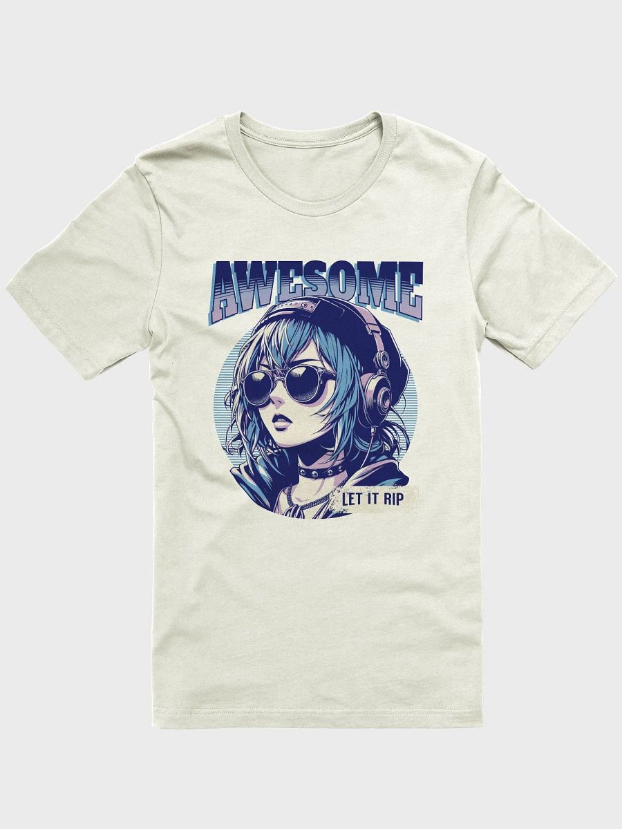 Awesome girl let it rip T-shirt, urban anime Tee product image (1)