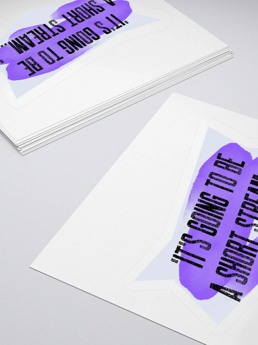 Short Stream Sticker product image (12)