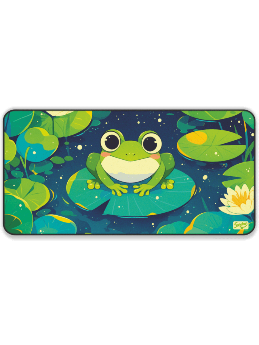 frog on lilypad mousepad product image (2)