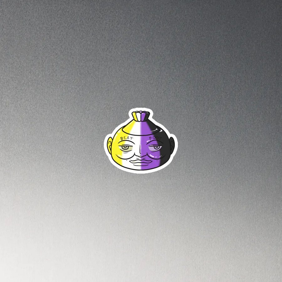 Nonbinary Poot magnets product image (3)