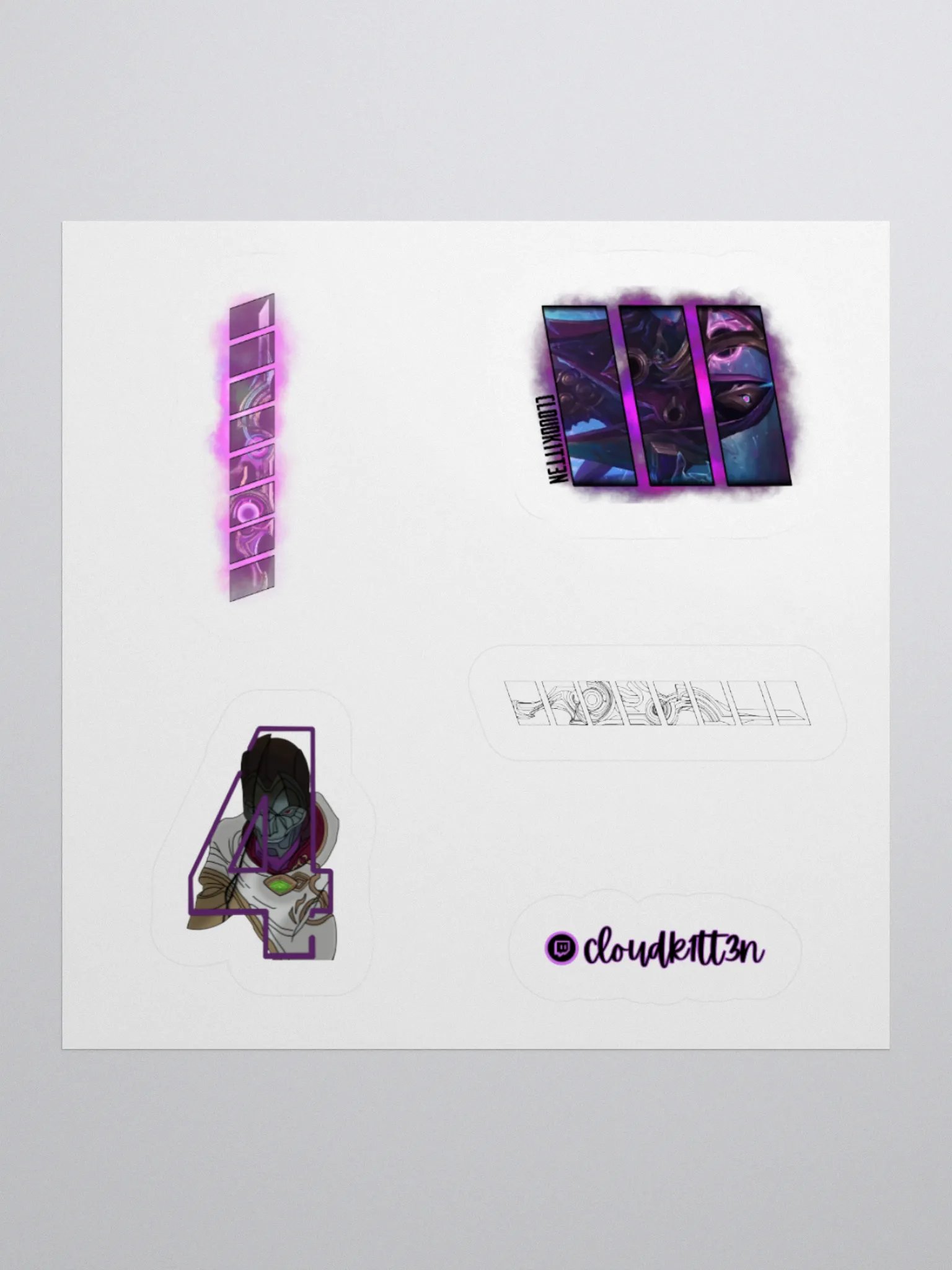 Jhin Sticker Sheet product image (1)