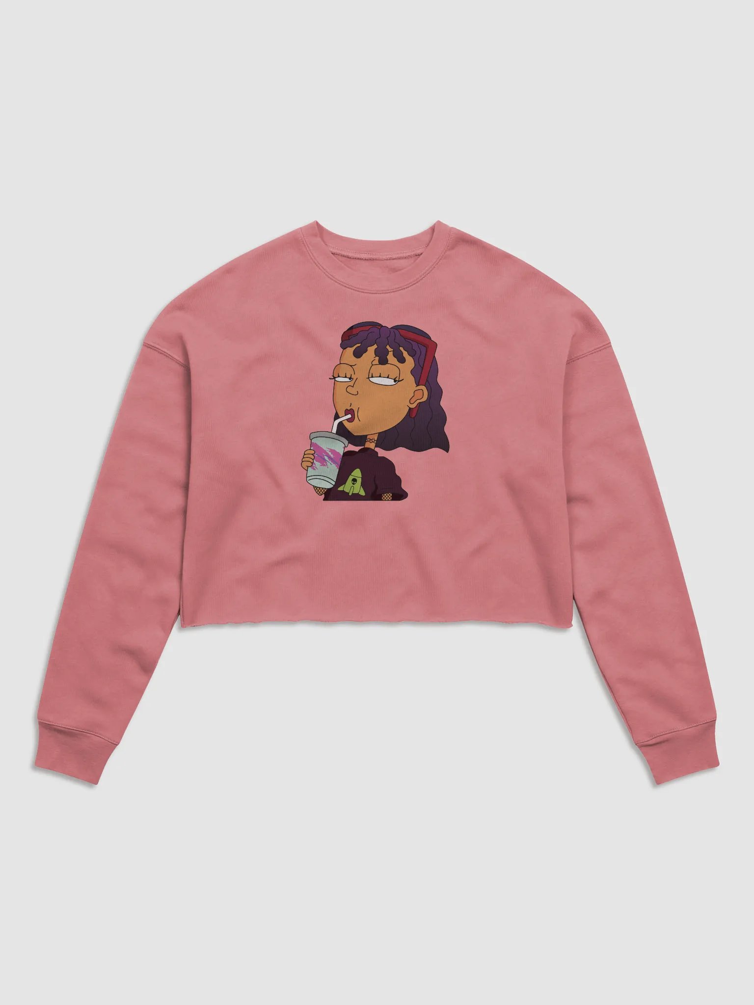 Rocket Girl Fleece Crop Sweatshirt product image (1)