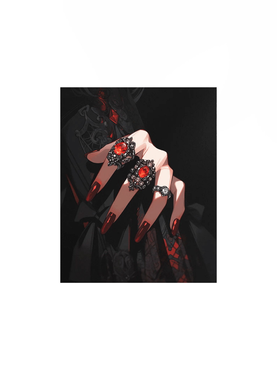Crimson Elegance Poster product image (3)