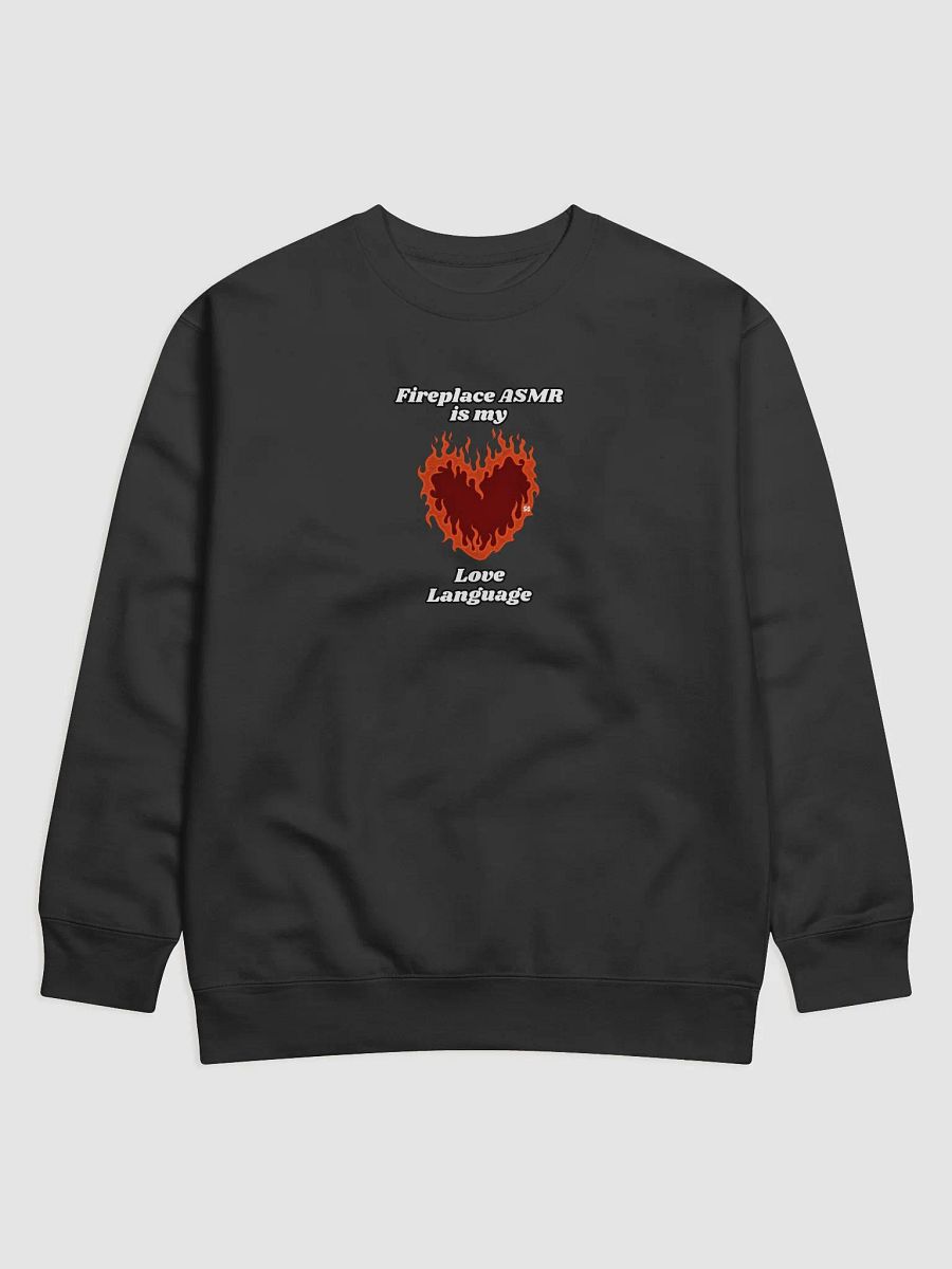 Flaming Heart - Fireplace ASMR is my Love Language | Sweatshirt product image (1)