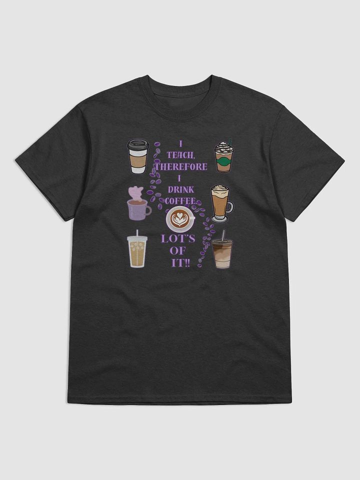 Teachers Coffee break heavyweight tee product image (1)